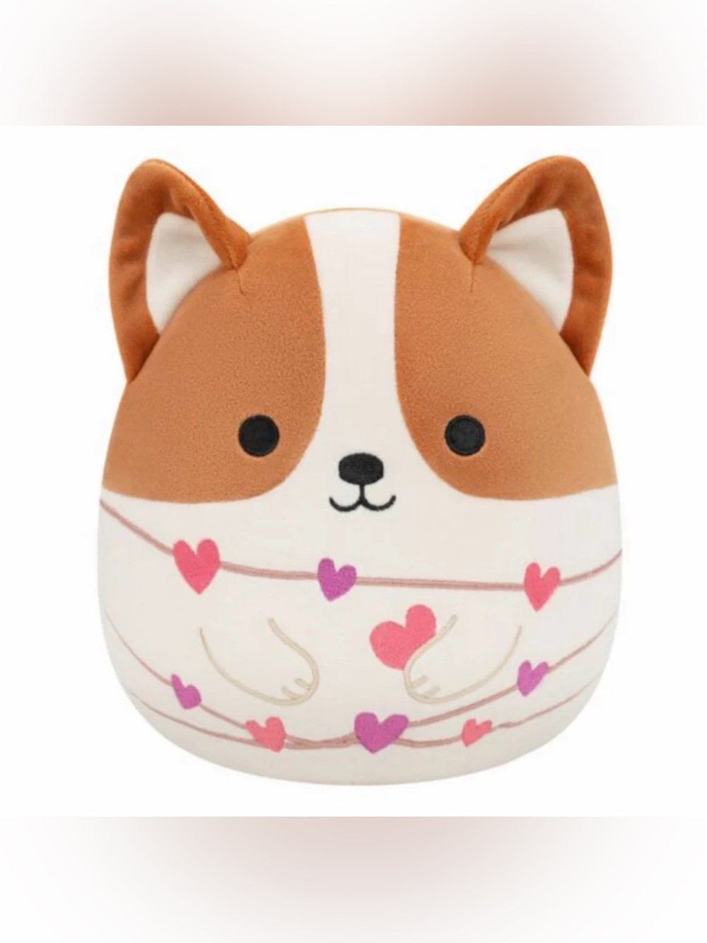 Squishmallows Original 8 Inch Reginald The Corgi with Hearts
2026 Valentine
NWT